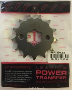 JT 13 Tooth Steel FRONT Sprocket Fits YAMAHA MT125 / MT125A (2015 to 2023) - Picture 1 of 2