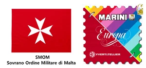 SMOM SOVRANO MILITARE ORDINE MALTA - FOGLI MARINI 1966 2025 INSERZIONE MULTIPLA - Foto 1 di 1