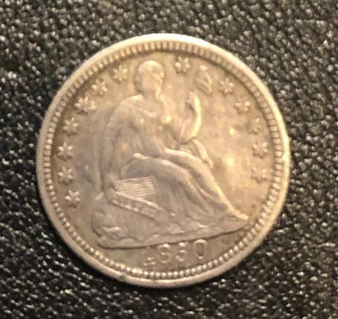 1850 Liberty Seated Half Dime Silver Coin NICE CONDITION! Cover
