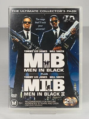 Men In Black / Men In Black II 2 DVD Tommy Lee Jones Will Smith Rip Torn - Image 1 of 2