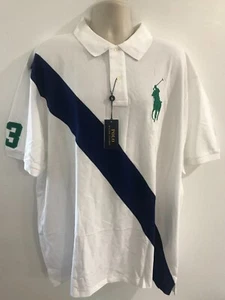 Polo Ralph Lauren Big & Tall Men's Size 3XLT Short Sleeve Pony Mesh Polo Shirt - Picture 1 of 8