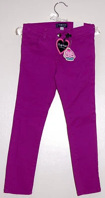 NWT Candy Hearts by Hartstrings Girls Purple Woven 5 Pocket Pants sz 10 14 - Image 1 of 4