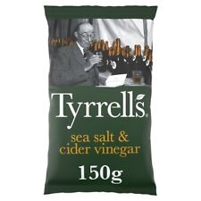 Tyrrells Sea Salted & Cider Vinegar Crisps - 150g x 4 Pack