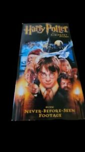 HARRY POTTER AND THE Sorcerer's Stone Vhs Movie with never before seen footage. 