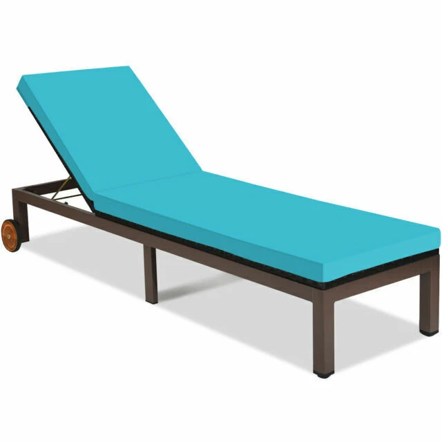 Costway HW63222TU Outdoor Lounge Chair