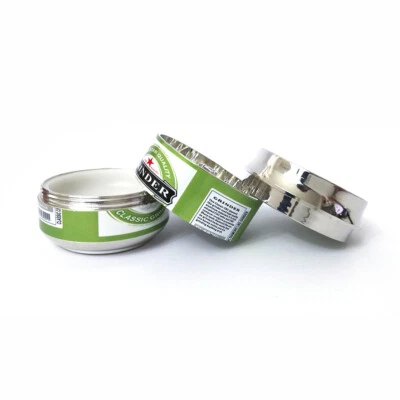 Grinder Beer Tritatabacco Trita Tabacco 3 parti in Metallo Chiusura a Magnete - Immagine 1 di 3