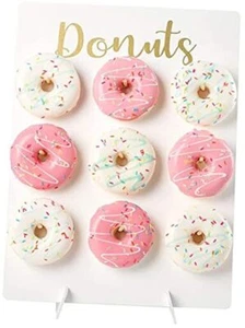 Donut Stand for Party, Donut Wall Holders for Table, Reusable White 1 Pack - Picture 1 of 7
