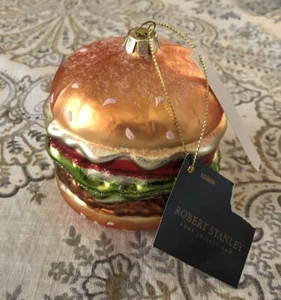 Christmas Ornament Sweets And Treats Hamburger Robert Stanley - Picture 1 of 6
