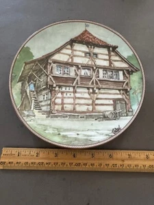KONIGSZELT BAYERN 1986 KARL BEDAL BAUERNHAUS IN IMMENSTAAD COLLECTOR PLATE - Picture 1 of 5