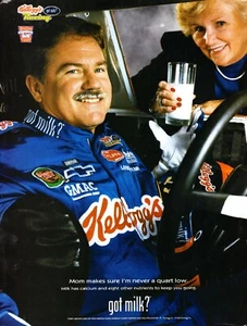 GOT MILK? AD 2003 TERRY LABONTE AND HIS MOM MARTHA ~ NASCAR DRIVER #1 - Picture 1 of 1