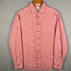 Taylor Stitch Chambray Shirt Men’s 42 Red Made in San Francisco California USA - Picture 1 of 10