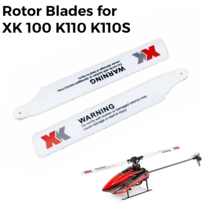 Rotor Blades for XK K100 K110 K110S RC Helicopter Main Blades Propeller Blades - Image 1 of 4