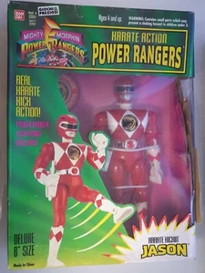 ACTION FIGURE MIGHTY MORPHING POWER RANGER KARATE ACTION KICKING JASON W/ BOX - Foto 1 di 3