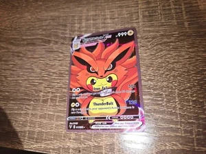 Nine Tailed Fox Naruto Pikachu Pokemon Card Rare limited 1st edition 9 - Picture 1 of 3