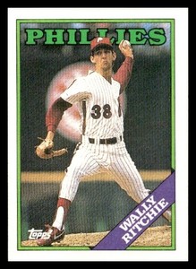 1988 Topps #494 Wally Ritchie Philadelphia Phillies Baseball card