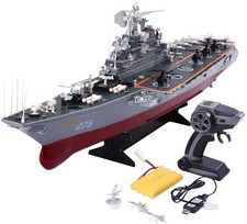 Nave da Guerra Radiocomandata Porta Aerei Elicotteri 2878B Due Motori 2.4Ghz