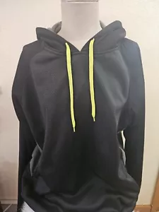 SIZE XL ENERGY ZONE Gray & Black Hoodie Sweatshirt INVPV715 - Picture 1 of 3