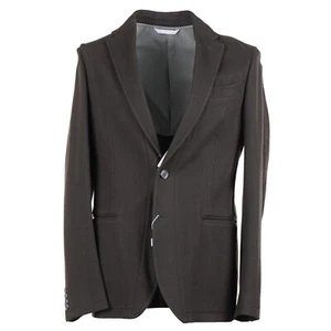 Armani Collezioni Dark Green Deconstructed Flannel Wool Sport Coat 40R NWT - Picture 1 of 7