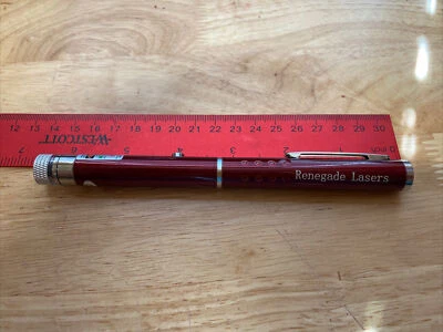 Renegade Lasers Green Pocket Laser In A Red Housing. - Image 1 of 4