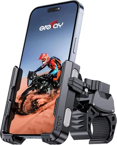 Support téléphone vélo pour vélo électrique, montagne, scooter et dirt bikes [Camera Friendl - Photo 1 sur 12