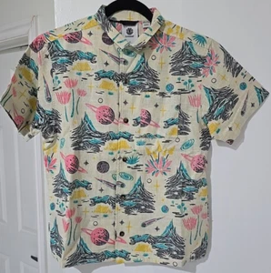 Element Tahlweg SS Shirt Saturn Camp Beige for Youth - Size M/12 - Picture 1 of 6