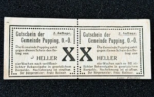 1920 Austria Banknote 20 Heller Austrian Paper Currency Uncirculated Europe Cash - Picture 1 of 3