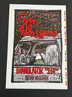 Special Pink Red Yellow Black Gin Blossoms Original Concert Poster Fillmore 1994