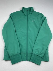 Nike The Athletic Dept Windbreaker Jacket Womens Medium Green Full Zip Athletic  - Picture 1 of 11