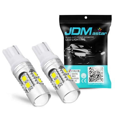 JDM ASTAR 2x 10-SMD 921 912 T10 T15 LED 6000K White Backup Reverse Lights Bulbs - Image 1 of 4