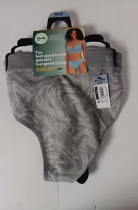 Kindly Yours Womens Sustainable Seamless Thong Underwear 3 Pack XXL 20 New Nice - Picture 1 of 4