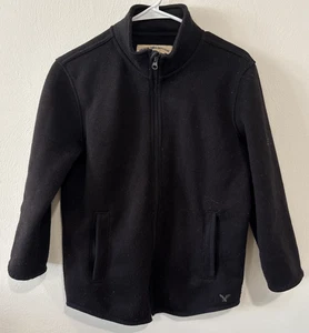 American Eagle Outfitters Men's Vintage Fleece 1/4 Zip Jacket Size S Black - Picture 1 of 3
