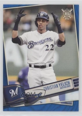 2019 Topps Big League Blue Christian Yelich #300 - Image 1 of 2