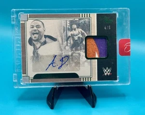 2024 WWE Three Count Angelo Dawkins Memorabilia Auto /5 - Picture 1 of 2