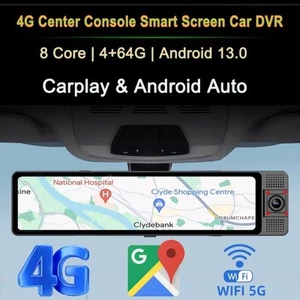 New! 12.1" Android 13 CameraX3 Carplay Auto Google Map GPS 4G Data Hotspot WiFi - Picture 1 of 19