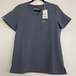Women’s FIGS Catarina Slim One-Pocket Scrub Top Space Navy 2673 Size Small - Picture 1 of 4
