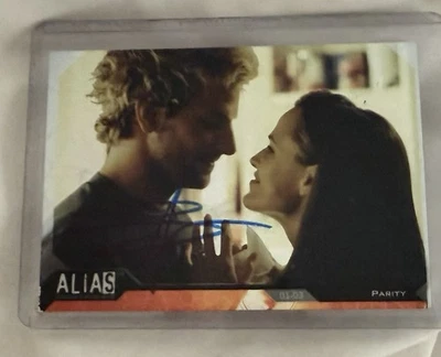 Authentic Signed Bradley Cooper Inkworks Trading  Card Alias An Intimate Moment - Image 1 of 4