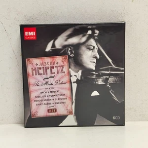 Jascha Heifetz Plays bach, Mozart, sibelius, Tchaikovsky and More 6xCD Set  - Picture 1 of 6
