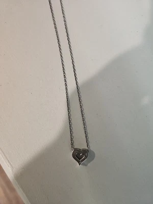 Collar Corazón James Avery Retirado Súper Raro Plata de Ley 15 Pulgadas de Largo  Foto 1 de 4