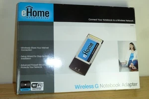 eHome EH101 Wireless G Notebook Adapter IEEE 802.11G/B Compliant 32 Pin Used - Picture 1 of 5