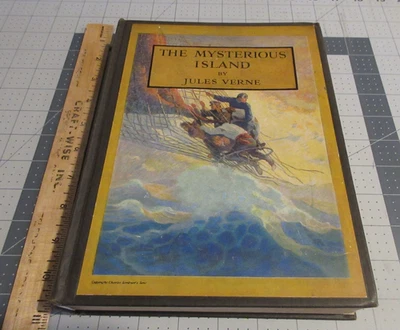 The Mysterious Island by Jules Verne 1935 Charles Scribner’s Sons Hardcover - Image 1 of 4