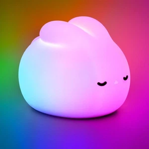 Bunny Lamp with Gradient RGB Colors, Cute Night Light Kids Room Decoration, S... - Picture 1 of 6