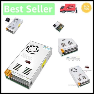 Einstellbares 48V Netzteil 10A mit LED Display & Lüfter für Labor & CCTV - Bild 1 von 9