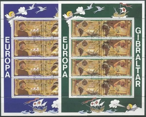 Gibraltar 1992 Europa: Entdeckung Amerikas 638/41 K gestempelt (C30954) - Bild 1 von 1