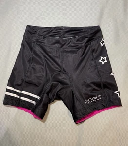 COEUR Sports Women's Padded Short-Back Pockets, Black, Size S/M Compression Fit - Picture 1 of 6