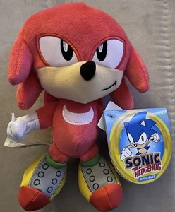 Jakks Sonic the Hedgehog Knuckles Plush Sega 2023 New - Picture 1 of 2