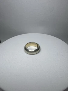 Anillo/banda de plata de ley 925 talla K - Imagen 1 de 2