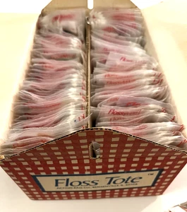 Embroidery Floss Tote Storage Box Floss-A-Way 244 DMC Thread Bags Cross Stitch - Picture 1 of 9