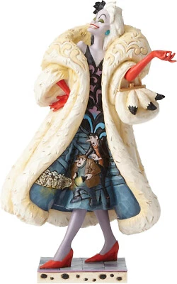 NEW WALT DISNEY TRADITIONS JIM SHORE CRUELLA DE VIL 4055440 DEVELISH DOGNAPPER - Image 1 of 2