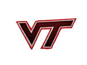 Virginia Tech Team Logo gestickt 3 Zoll Bügelbild/Aufnäher Patch - Bild 1 von 3