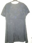 BNWT, DRESS, SZ 18, M&S, NAVY, EMBELLISHED, TEXTURED, S/S, LINED,  BARGAIN!